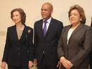 The Queen Do�a Sof�a of Spain in Haiti for 48 hours visit