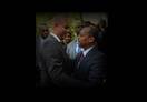Michel Martelly and Jean Bertrand Aristide face to face