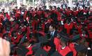 Jean-Claude Duvalier named godfather "parain" for promotion Robert Blanc at Law school in Gonaives