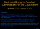 Commissioner of the Government, Me Lionel Bourgoin Constant, resigned over Gaillot Dorsinvil