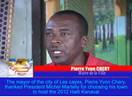 Mayor of the host city Les Cayes, Pierre Yvon Chery, Haiti Carnival in Les Cayes